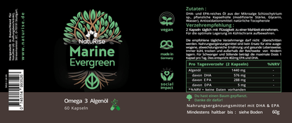 Omega 3 Algenöl (rabattiert)