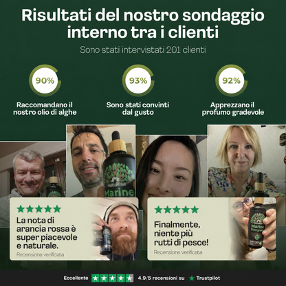 Olio di alghe Omega 3 (200ml)
