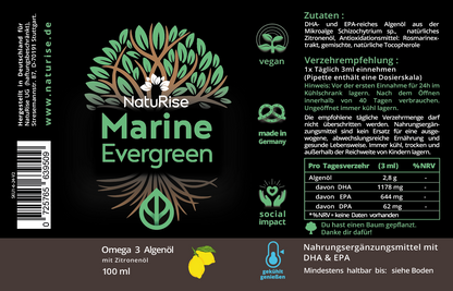 Omega 3 Algenöl (rabattiert)