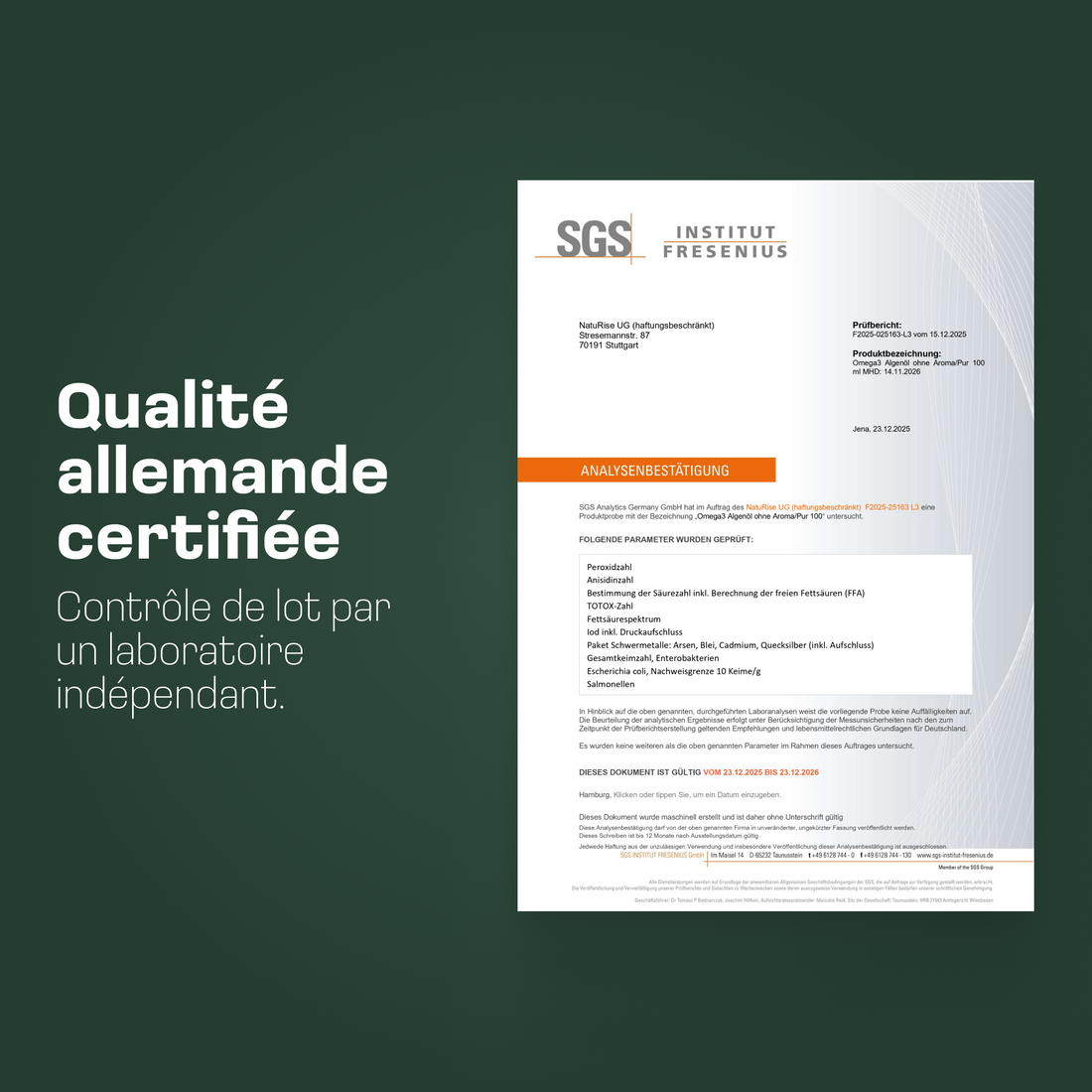 Gélules d'huile d'algues oméga-3