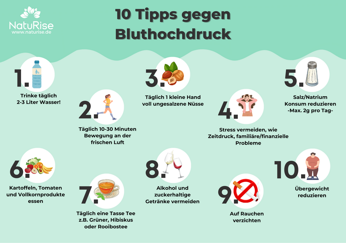 10 Tipps bei Bluthochdruck