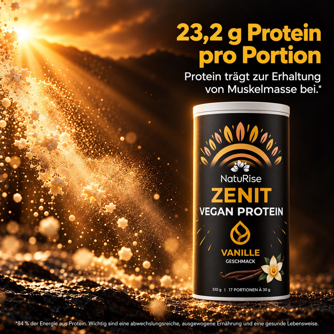 Zenit Vegan Protein Vanille – 23,2 g Protein pro Portion
